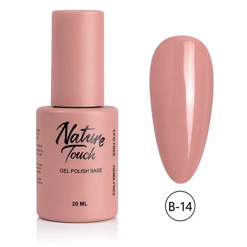 בסיס ראבר צבעוני 20 מ"ל B14 Nature Touch
