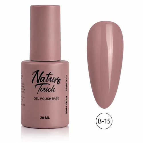 בסיס ראבר צבעוני 20 מ"ל B15 Nature Touch