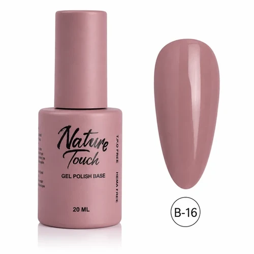 בסיס ראבר צבעוני 20 מ"ל B16 Nature Touch