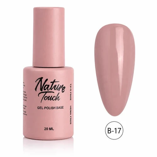 בסיס ראבר צבעוני 20 מ"ל B17 Nature Touch
