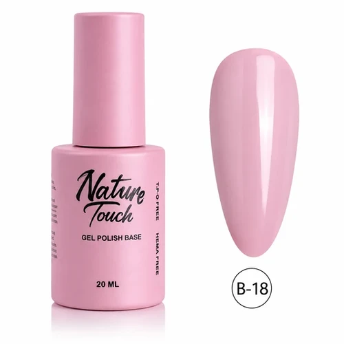 בסיס ראבר צבעוני 20 מ"ל B18 Nature Touch