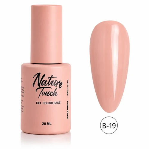 בסיס ראבר צבעוני 20 מ"ל B19 Nature Touch