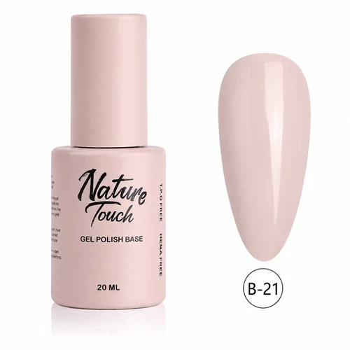 בסיס ראבר צבעוני 20 מ"ל B21 Nature Touch