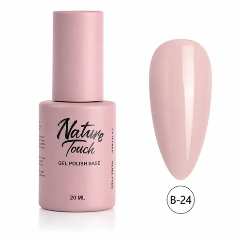 בסיס ראבר צבעוני 20 מ"ל B24 Nature Touch